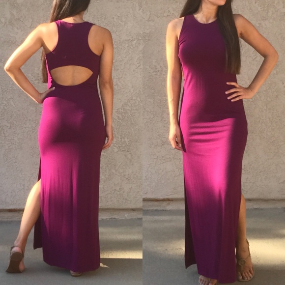 Derek Heart Dresses & Skirts - NWT Derek Heart Plum Maxi Dress